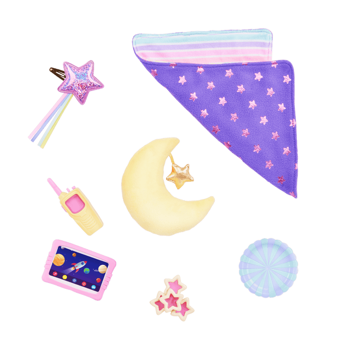 Our Generation 18-inch Slumber Party Doll Luna & Storybook