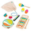 Wooden instruments pack for kids toddlers xylophone percussion