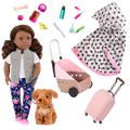 Our Generation Doll Malia & Passenger Pets Bundle