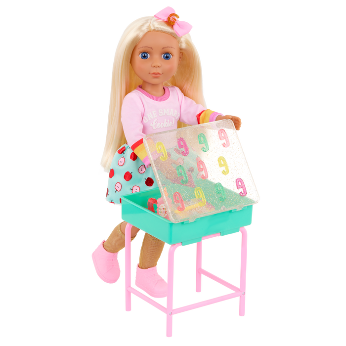 Mallory & School Desk Playset - Glitter Girls