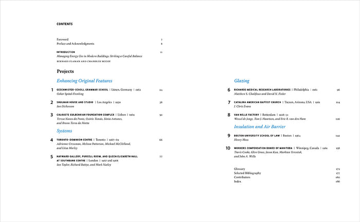 Inside page of 'Managing Energy Use in Modern Buildings: Case Studies in Conservation Practice'.