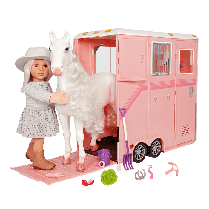 Our Generation Mane to Travel Horse Trailer Set for 18" Dolls