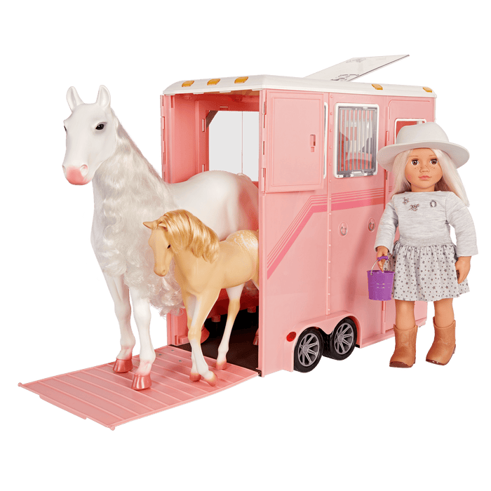 Our Generation Mane to Travel Horse Trailer Set for 18" Dolls