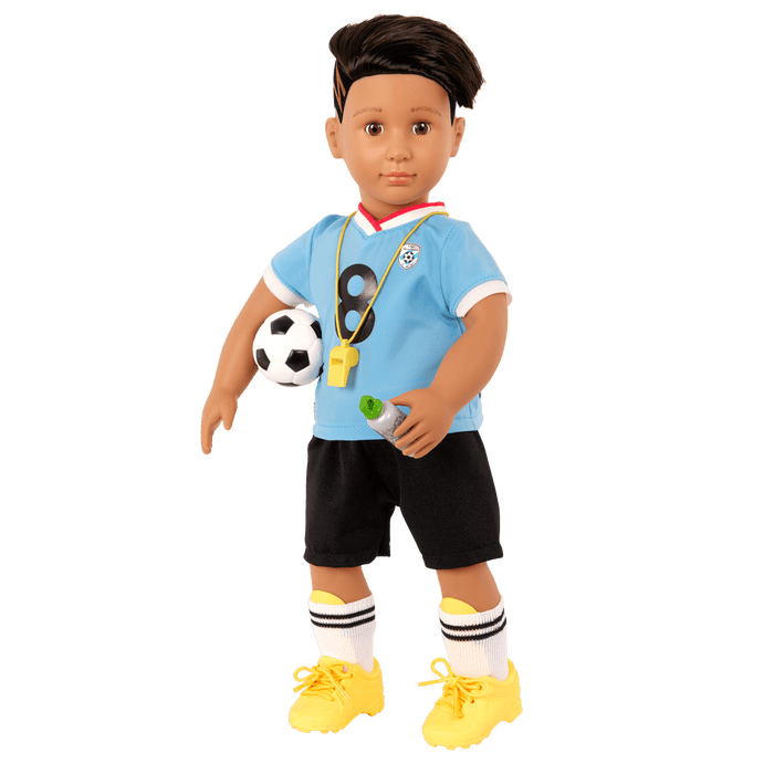 Our Generation Posable 18-inch Soccer Doll Mateo