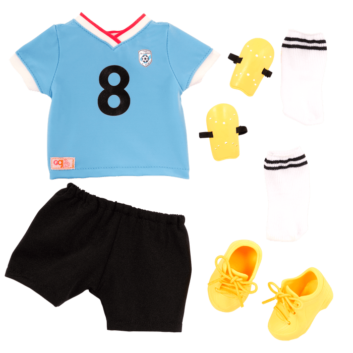 Our Generation Posable 18-inch Soccer Doll Mateo