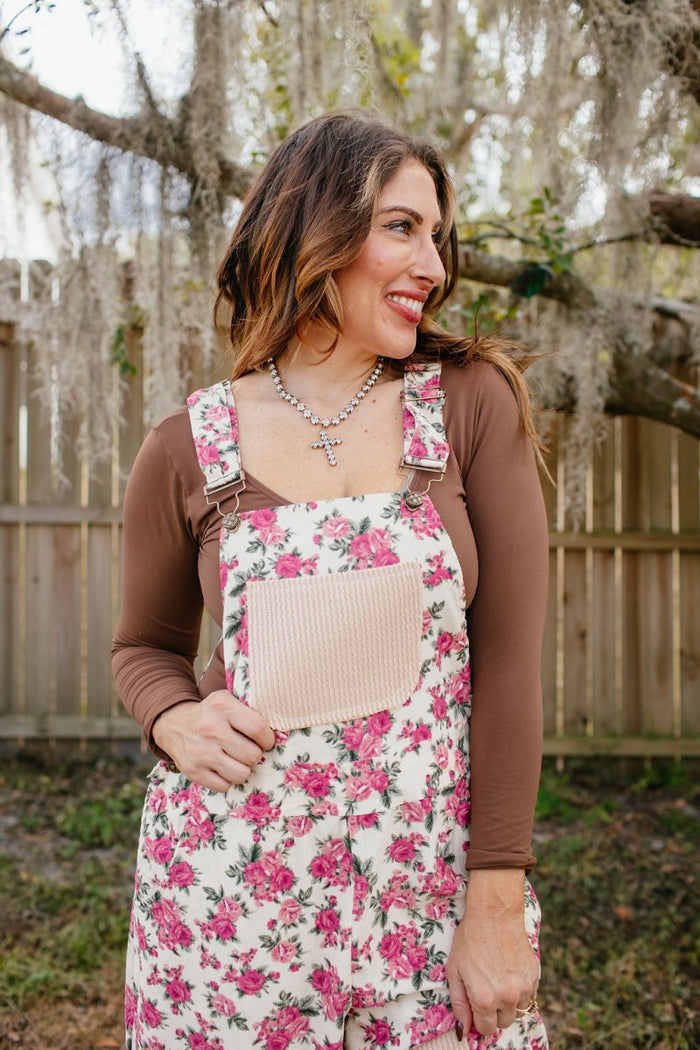 Meet Me At The Garden Overalls - Macoma Boutique260 Jumpsuits/Rompers/Overalls