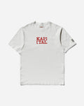 KAPITAL 20/-Jersey Rookie Crew T (Brackets Kap) White T-Shirts Shortsleeve EK-1480SC WHITE