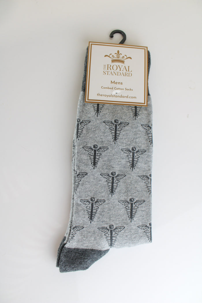 Mens Caduceus Socks