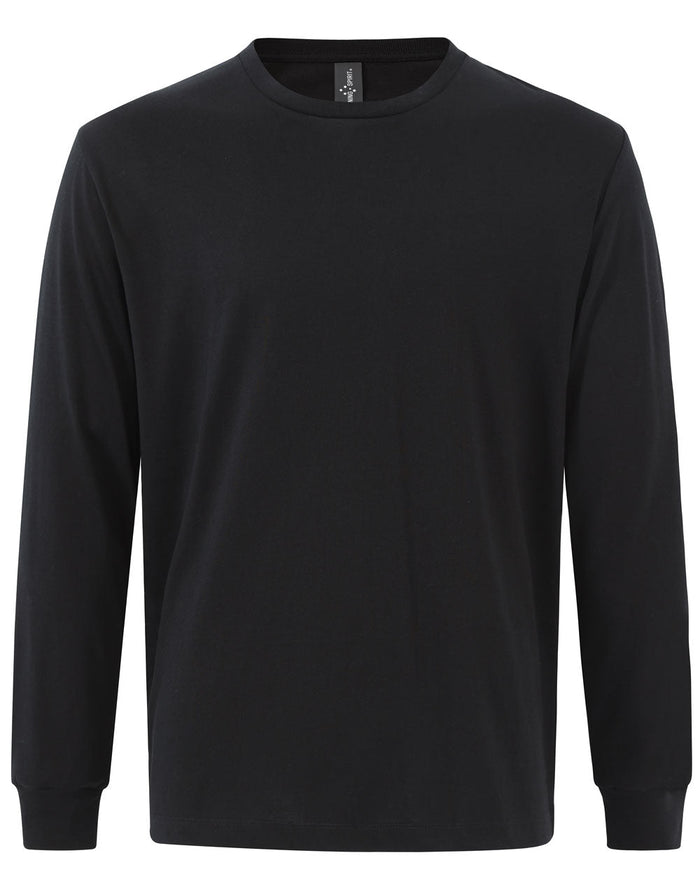 Men's Long Sleeve Premium Cotton Face Tee TS47