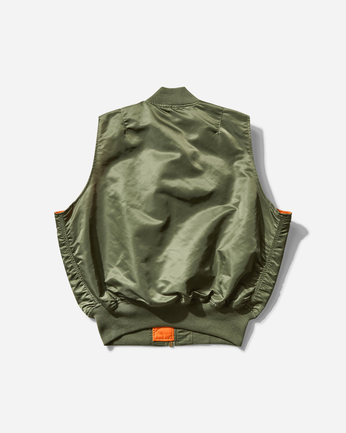 Alpha Industries MA-1 Vest sage-green Coats and Jackets Vests X156146 01