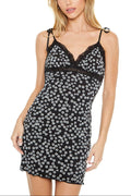 Mesh Floral Print Mini Dress