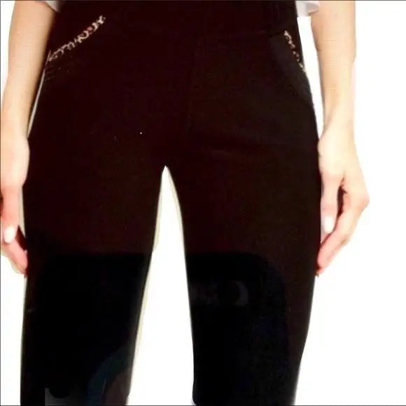Women's Black Mid Rise Skinny Pants