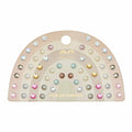 Mimi & Lula - Stick On Earrings - Pink Gem & Pearl