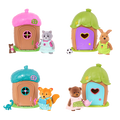 Animal characters and mini acorn houses