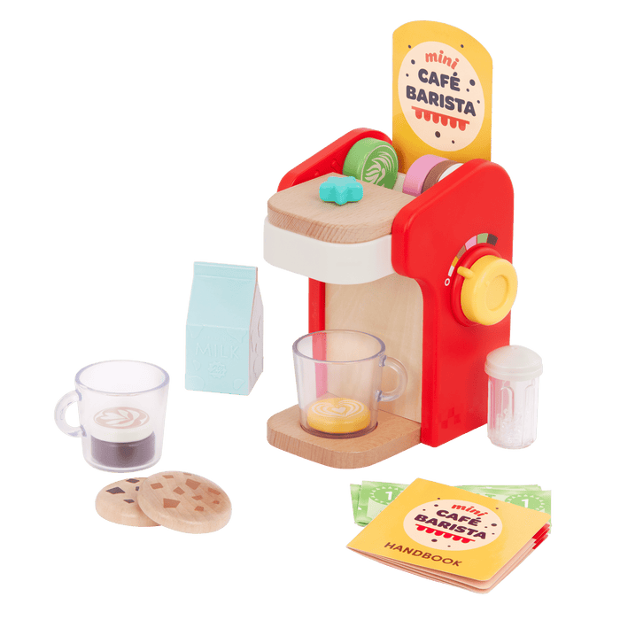 Colorful coffee maker playset.