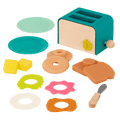 Mini chef pretend food playset breakfast toaster for toddlers
