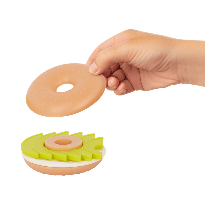Mini chef pretend food playset breakfast toaster for toddlers
