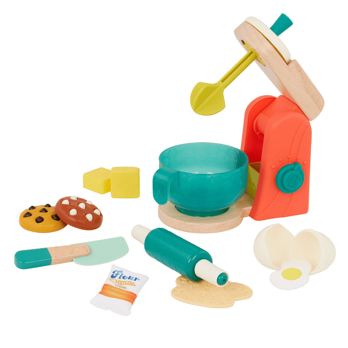 Toy baking set.