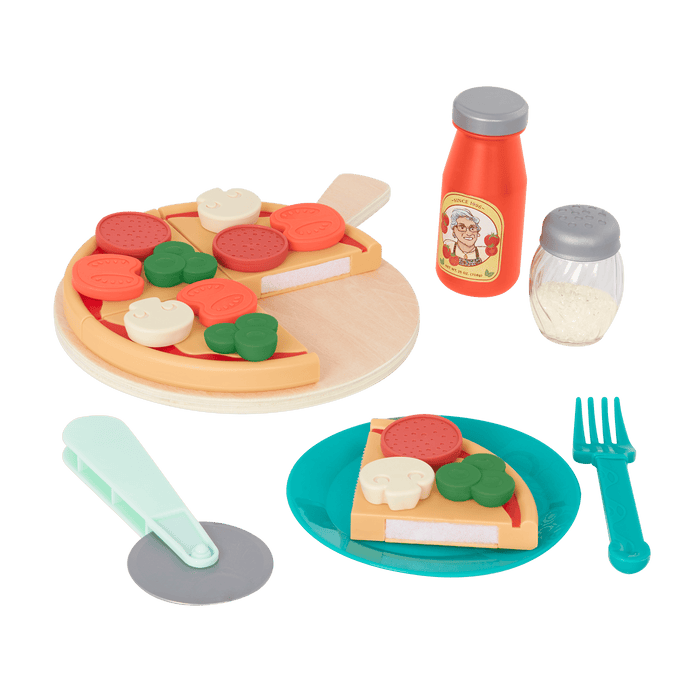 Pizza and pasta play set.