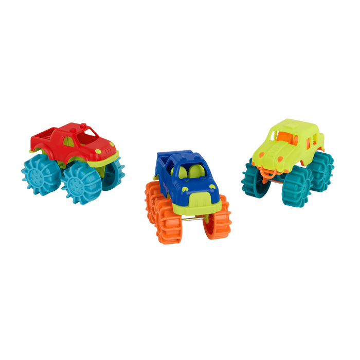 6 Mini Monster Trucks
