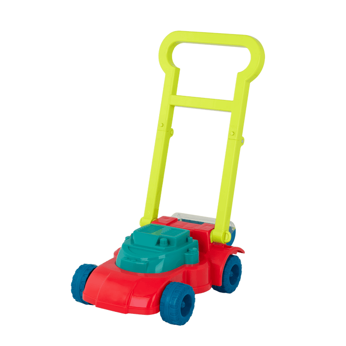 Toy lawn mower push toy bead popper for toddlers