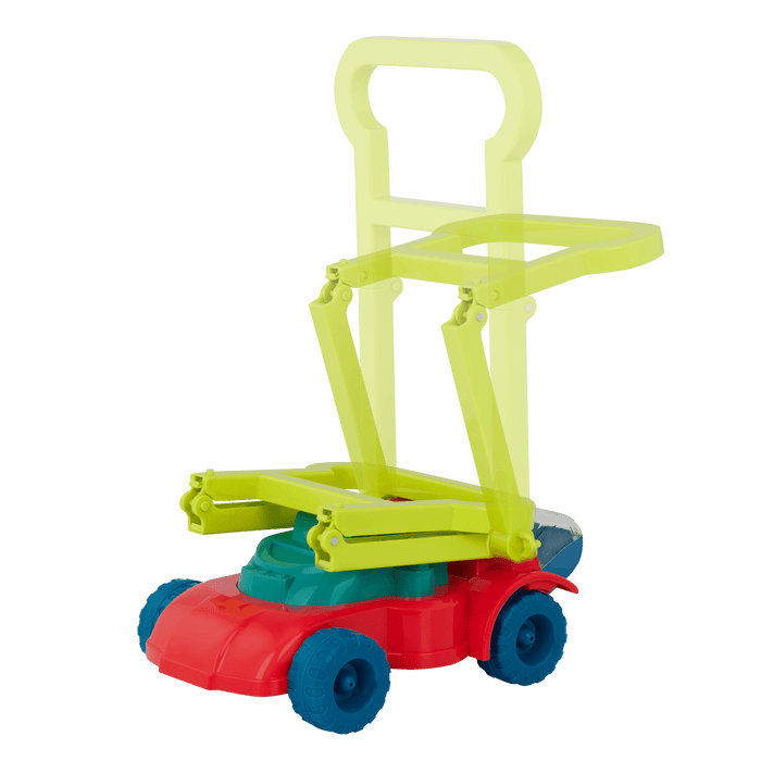 Toy lawn mower push toy bead popper for toddlers