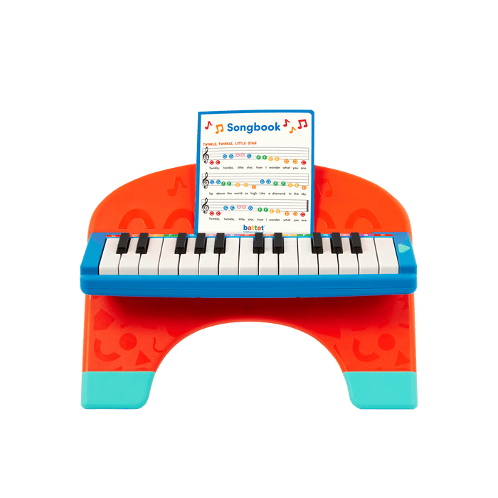 Toy piano and songsheet