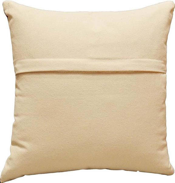 Modern Floral Design Pillow Cover I Hand Embroidered Wool 18x18" - KashmirDesigns
