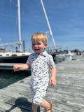 MOLOKAI Printed Romper - Navy Boats