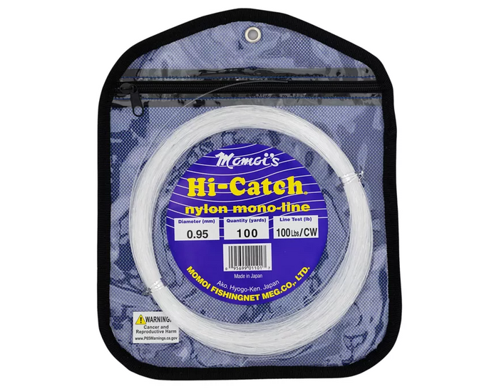 Momoi - Hi-Catch Monofilament Leader Material - Clear White