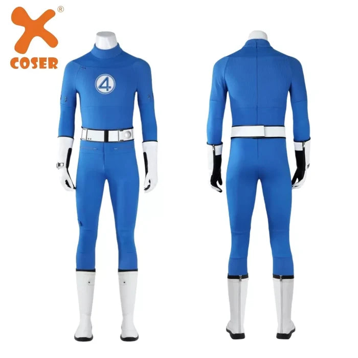 Mr. Fantastic Cosplay Bodysuit - Fantastic 4 Replica - Halloween Full Set