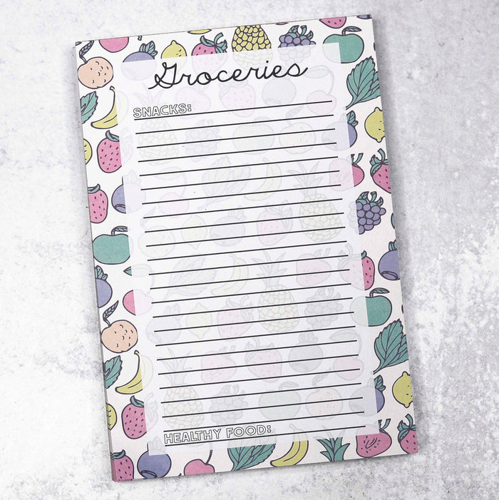 Mugsby - Groceries List Grocery Notepad