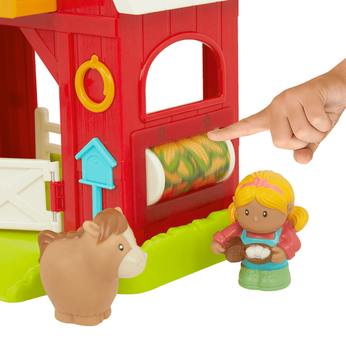 Toy barn playset.