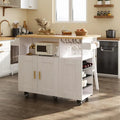 Myles Rolling Drop Leaf Kitchen Island Cart Canva Home