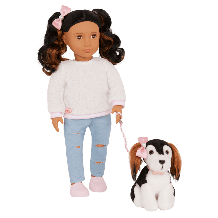Our Generation Doll & Pet Set Nastassia & Puppy Angel