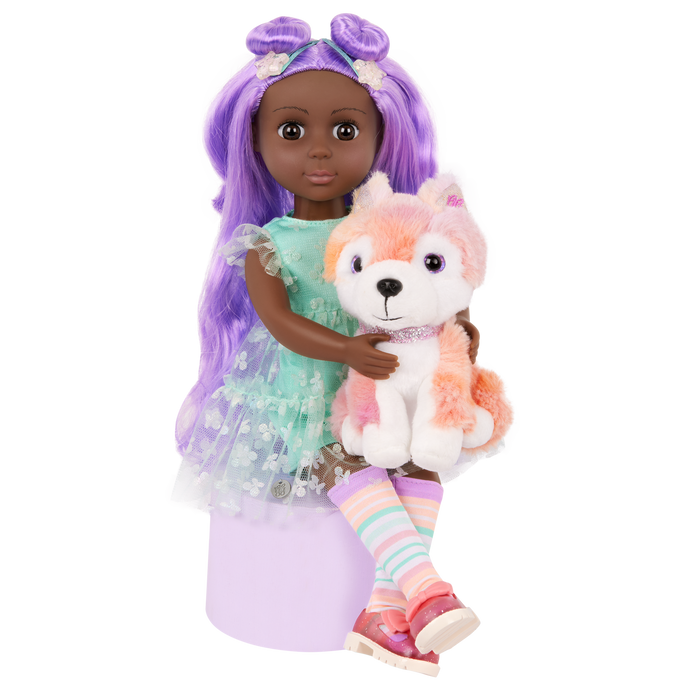 Glitter Girls Neve & Candy 14-inch Doll and Plush Pup Set