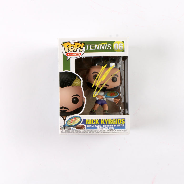 Nick Kyrgios Signed Funko Pop Tennis Star Beckett