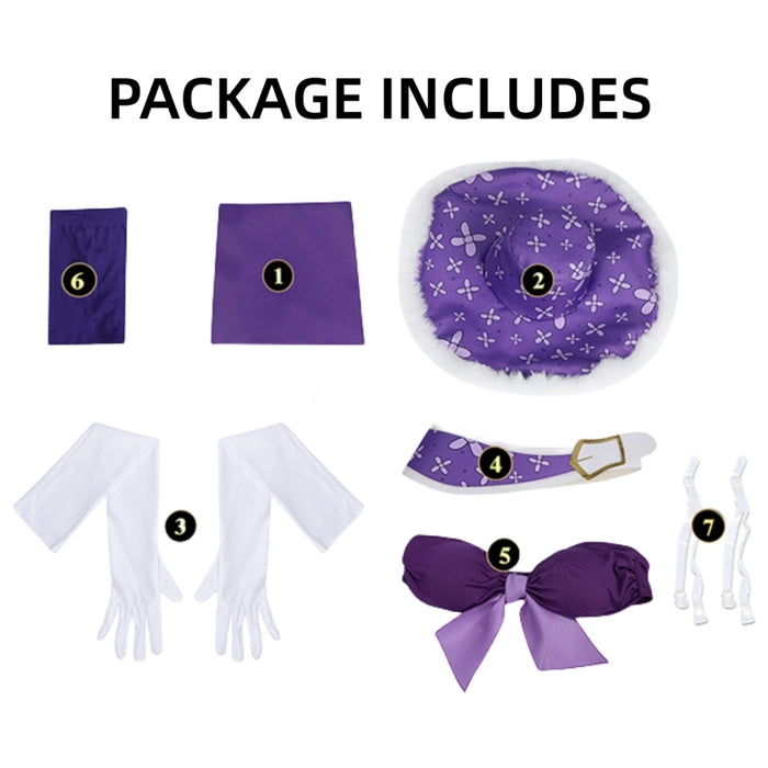 Nico Robin 15th Anniversary Cosplay Costume - Complete Set with Hat - Halloween Dress