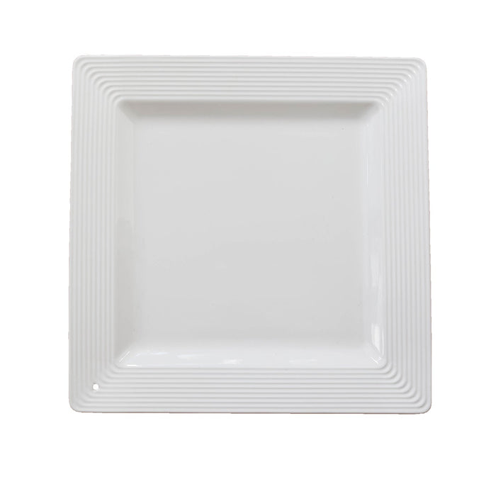 Nora Fleming Square Platter Pinstripes K9