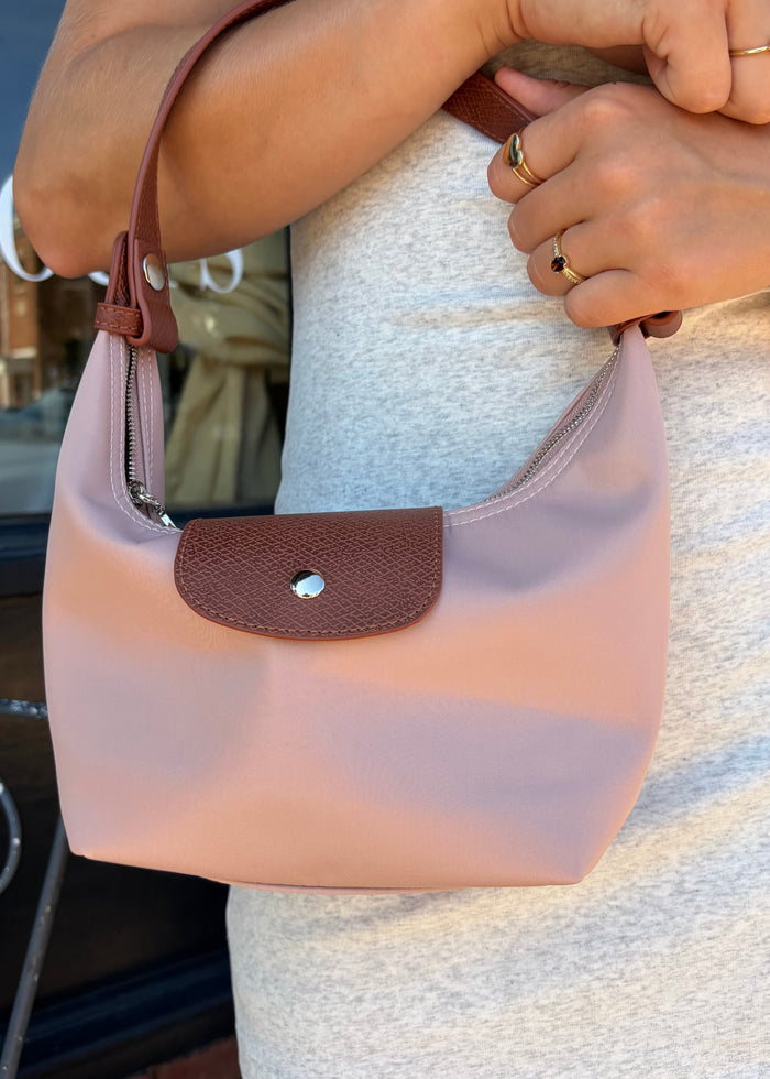 Nylon Hobo Mini Shoulder Bag