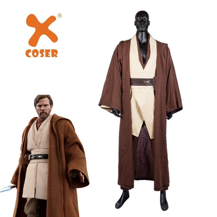 Obi-Wan Cloak Uniform Set - Star Wars Suit - Adult Halloween Xmas Gift