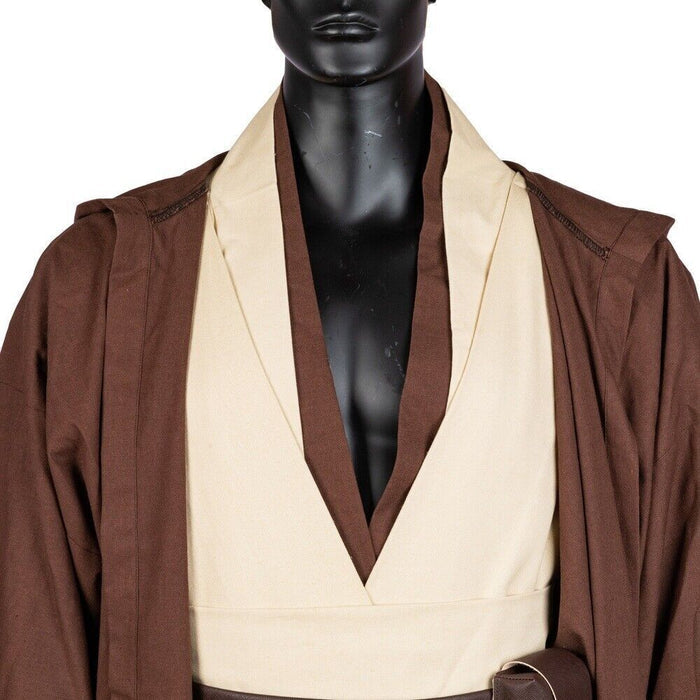 Obi-Wan Cloak Uniform Set - Star Wars Suit - Adult Halloween Xmas Gift