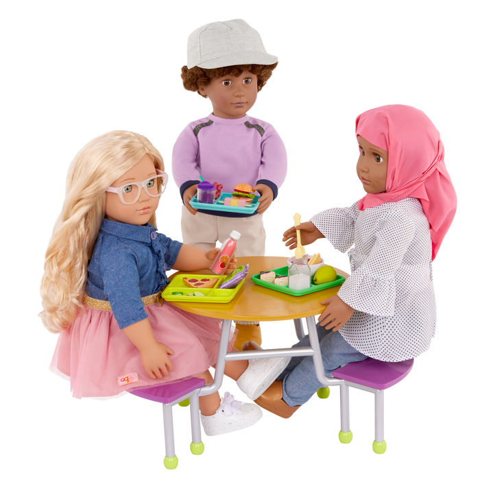 Our Generation School Cafeteria Table for 18-inch Dolls