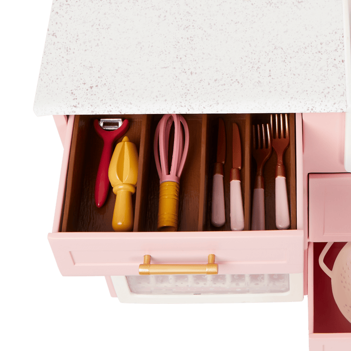 Our Generation Cooking Island Kitchen Playset for 18-inch Dolls
