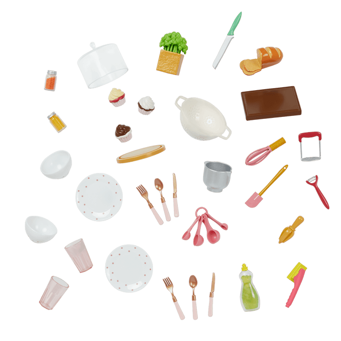 Our Generation Cooking Island Kitchen Playset for 18-inch Dolls