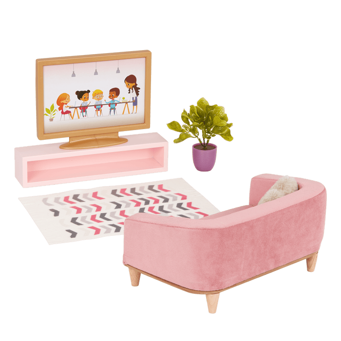 Our Generation Lovely Living Room Furniture Set for 18-inch Dolls