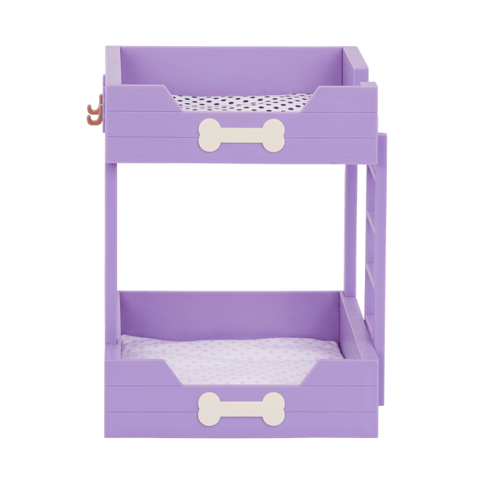 Our Generation Pup Bunk Bed & Plush Puppy Set