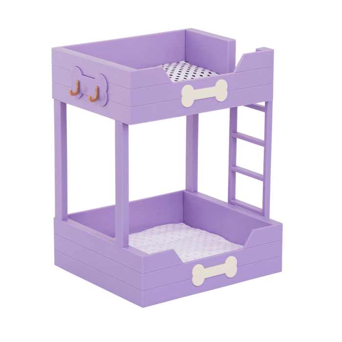Our Generation Pup Bunk Bed & Plush Puppy Set