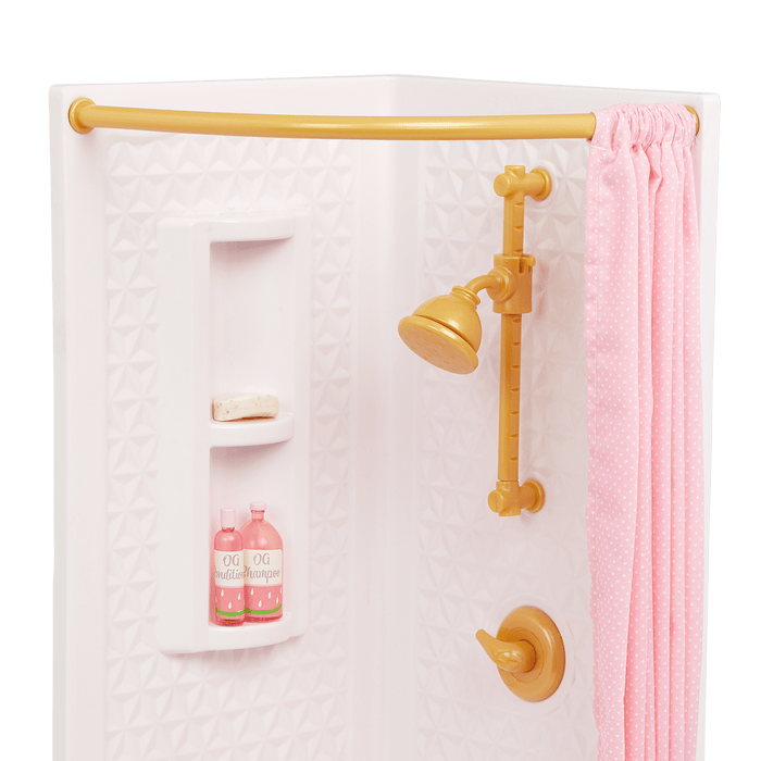 Our Generation Sweet Bathroom Furniture Set for 18-inch Dolls