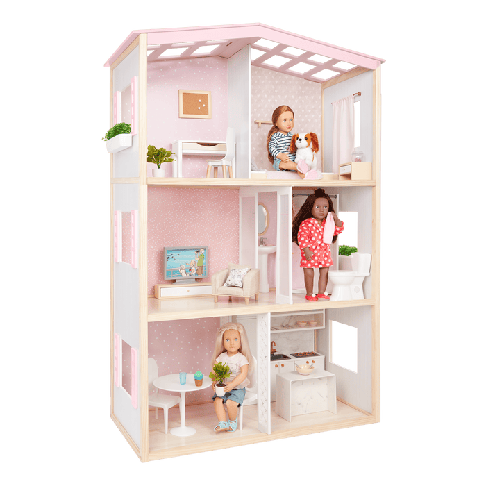 OG Sweet Home Dollhouse & Furniture Playset